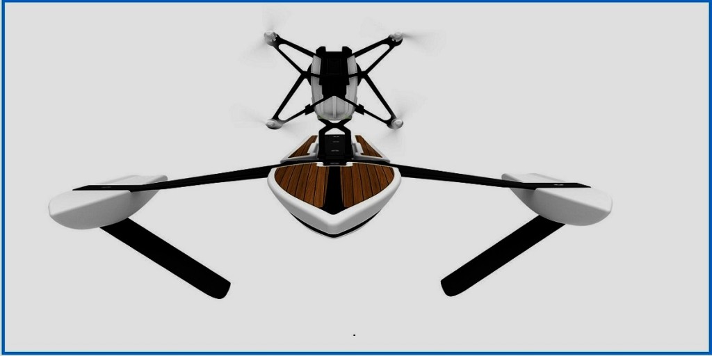 Parrot Minidrone Hydrofoil The Flying Boat Fishing Drones